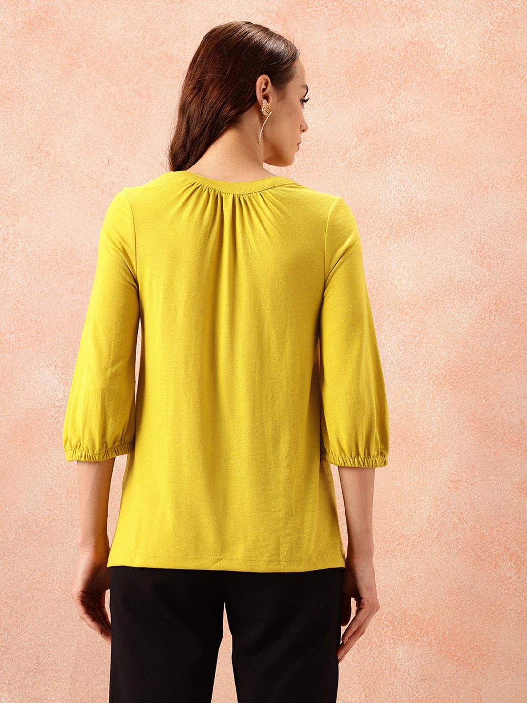 all about you Mandarin Collar Top