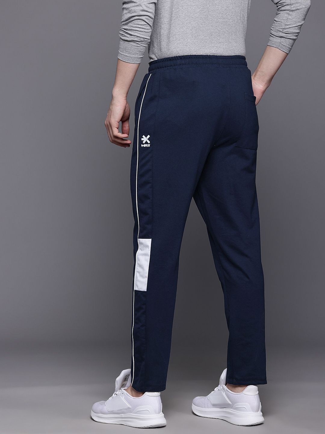 HRX oleh Hrithik Roshan Lelaki Seluar Jejak Gaya Hidup Regular Fit Mid-Rise