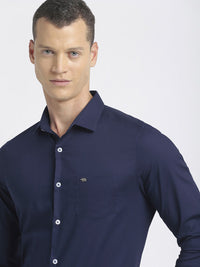 THE BEAR HOUSE Spread Collar Slim Fit Formal Shirt