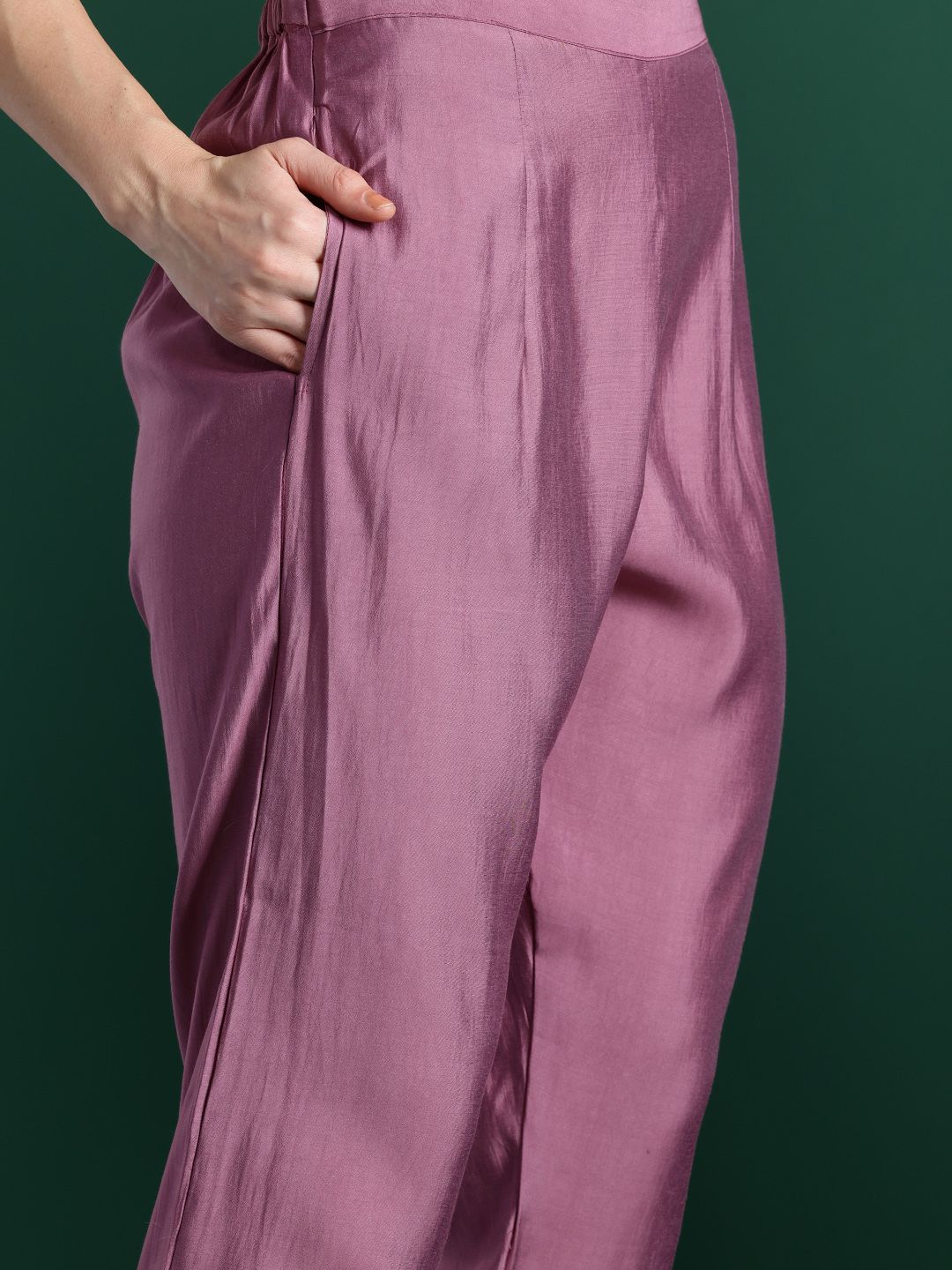 Indo Era Floral Embroidered Thread Work Kurta with Trousers & With Dupatta