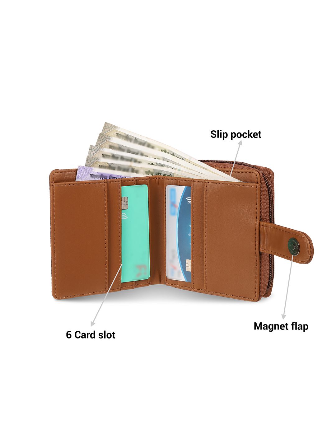Mochi Women Textured Two Fold Wallet