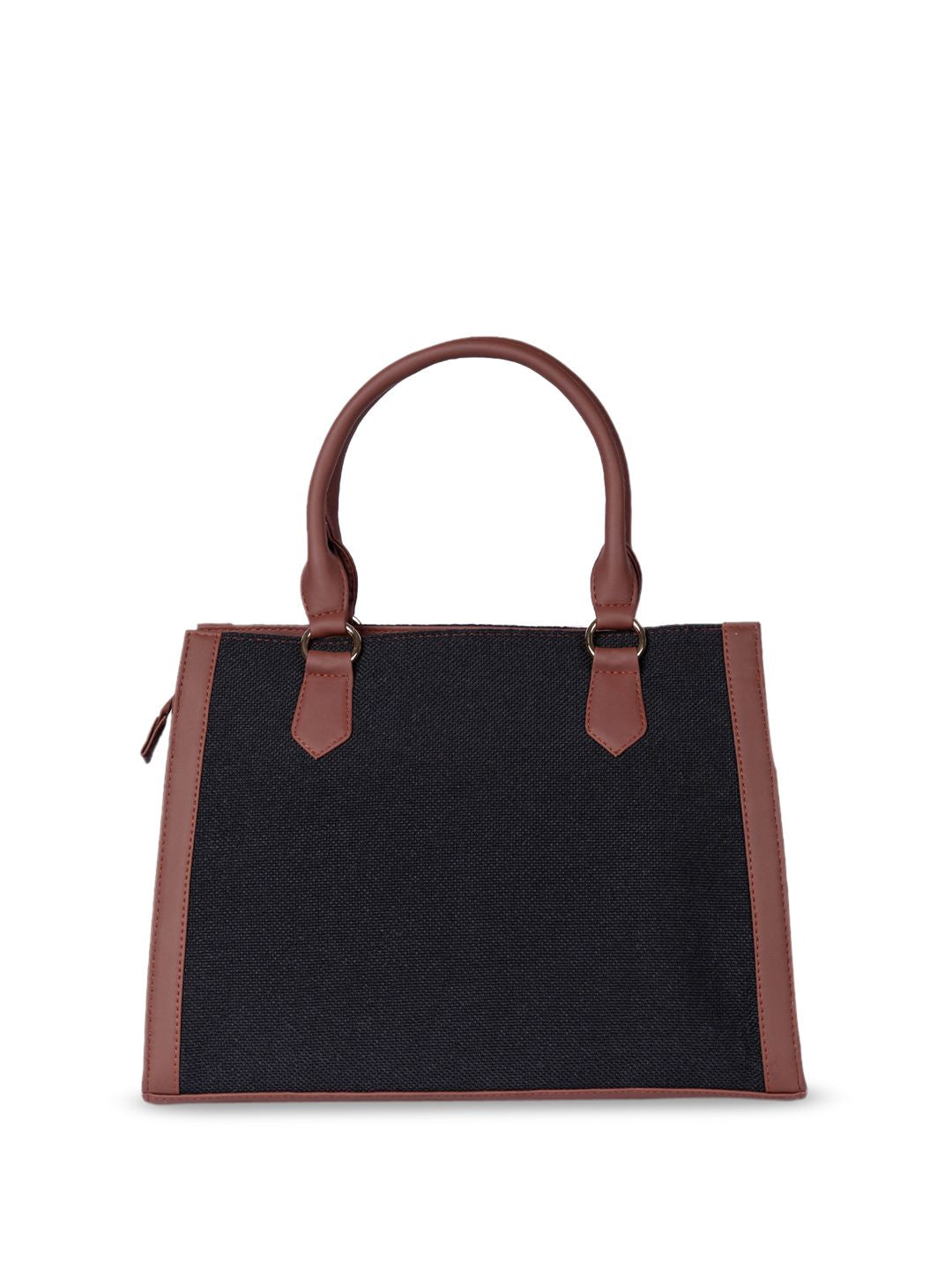 ZOUK Oversized Structured Jute Handheld Bag