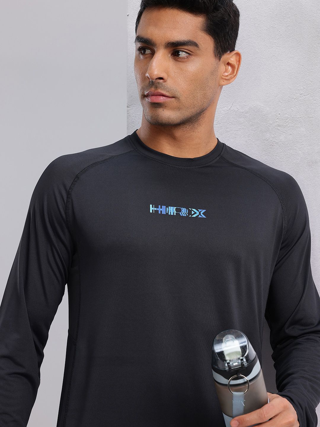 HRX by Hrithik Roshan Printed Rapid-Dry Training T-shirt
