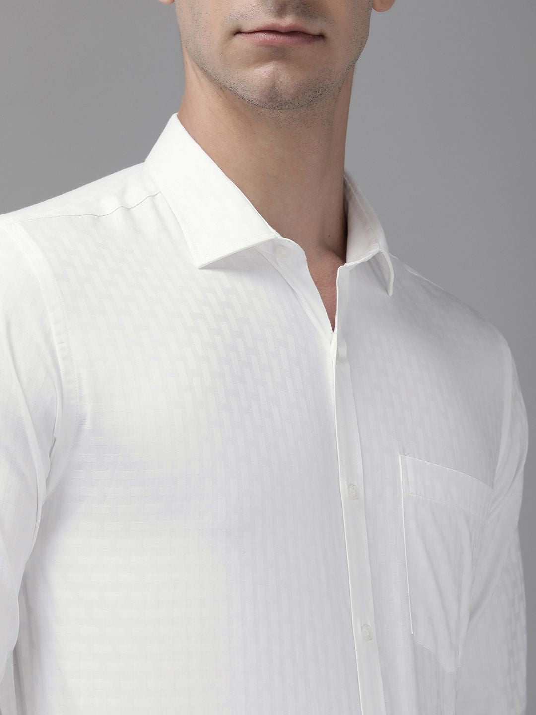 Park Avenue Textured Slim Fit Formal Shirt