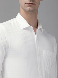 Park Avenue Textured Slim Fit Formal Shirt