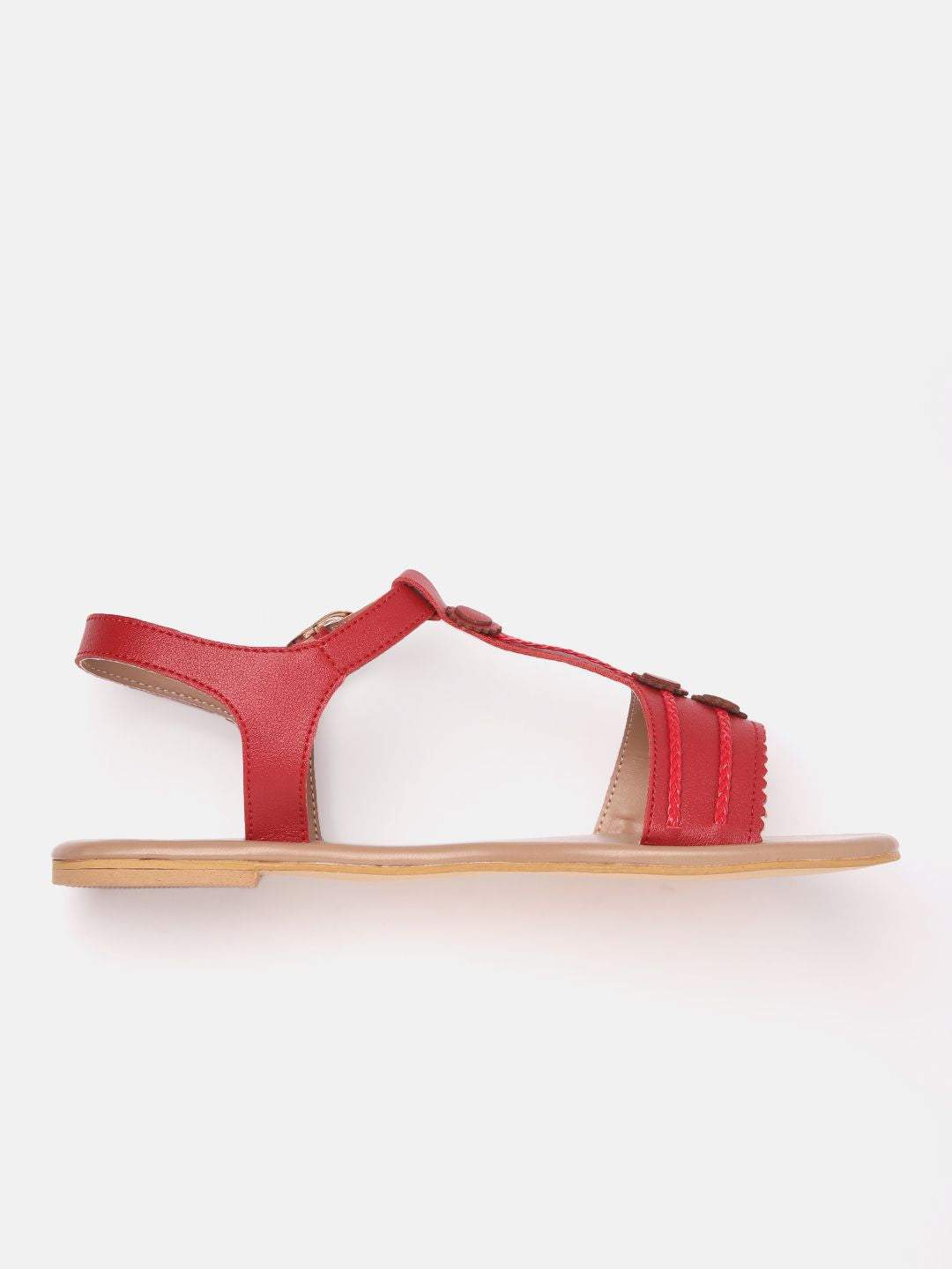 Anouk Women Braided Detail Handcrafted Ethnic Open Toe Flats