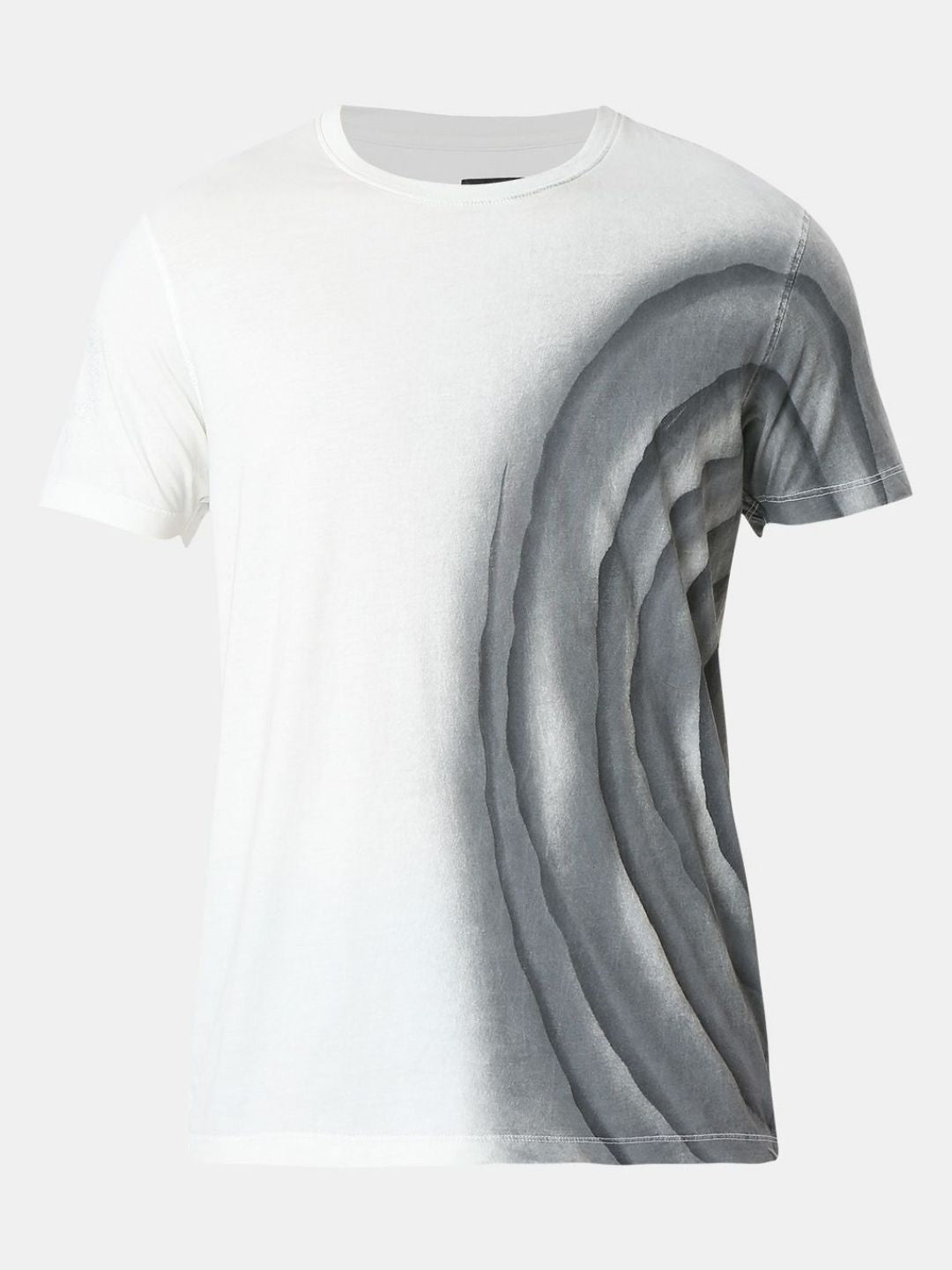 SPYKAR Men Abstract Printed Round Neck Cotton Slim Fit T-shirt