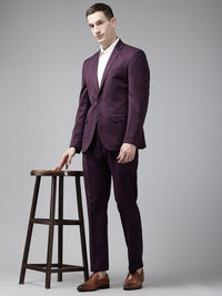 Park Avenue Notched Lapel Collar 2 Piece Formal Suit