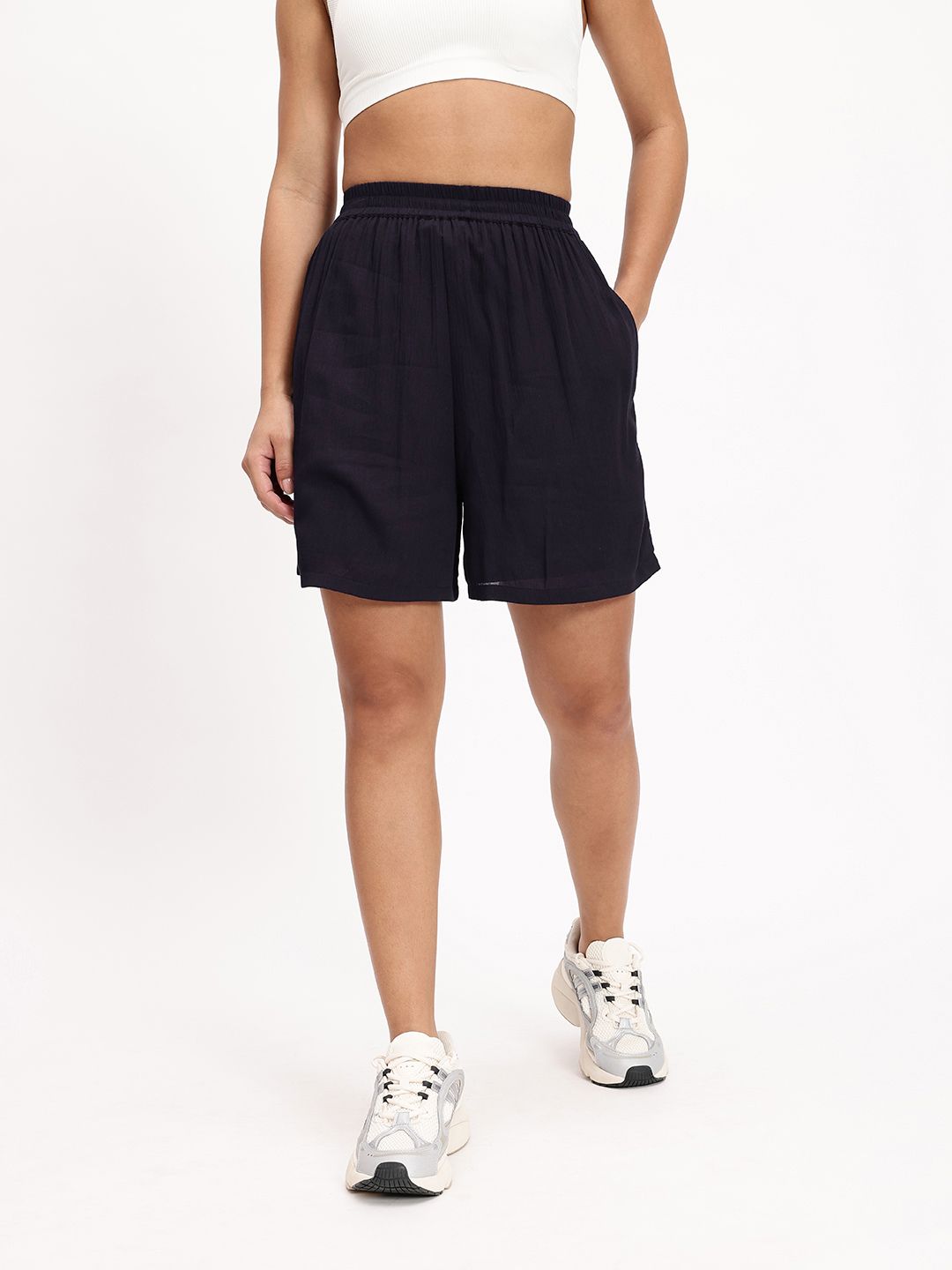 DressBerry Adoring Style Crinkled Shorts