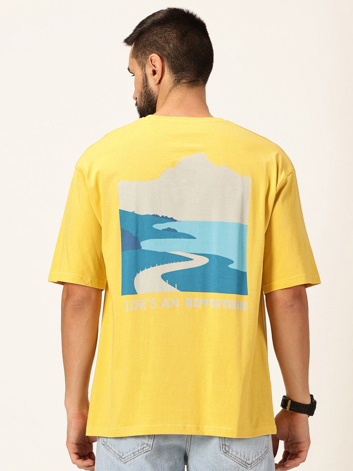 Thomas Scott Graphic Printed Bio Finish Pure Cotton Oversized T-shirt