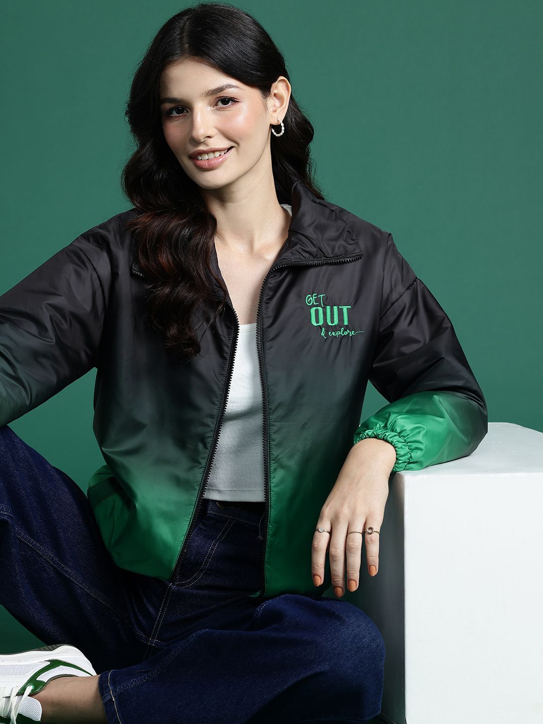 DressBerry Dyed Padded Jacket