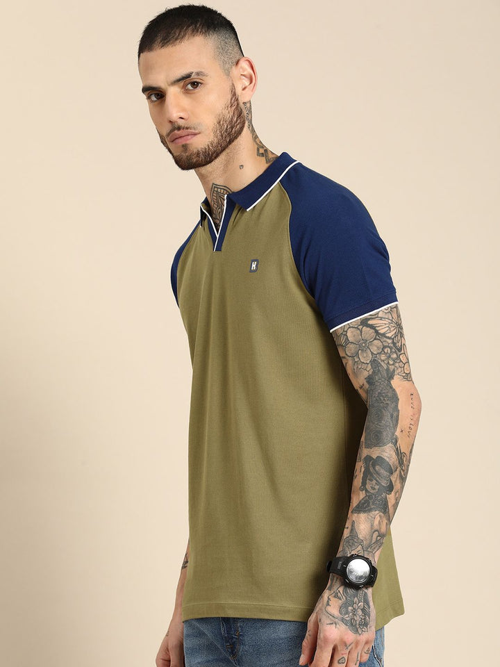 Being Human Polo Collar Pure Cotton T-shirt