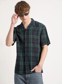 THE BEAR HOUSE Tartan Checks Cotton Casual Shirt