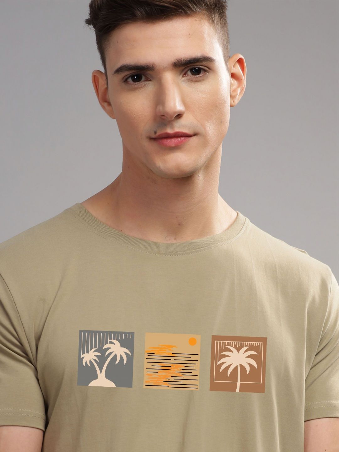 ADRO Men Printed T-shirt