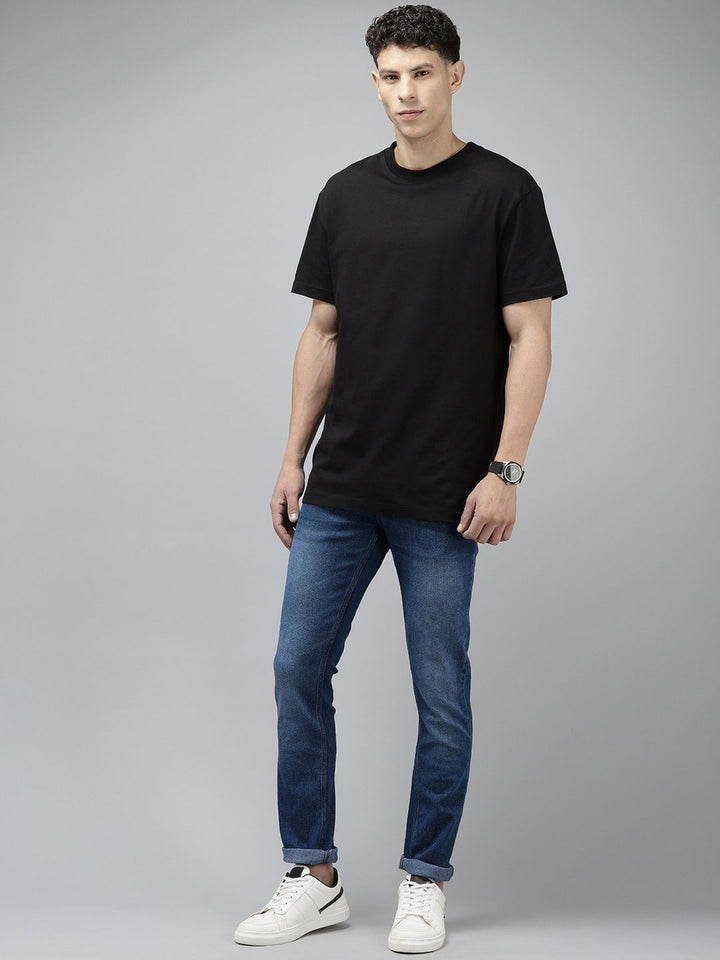 SPYKAR Men Slim Fit Low-Rise Light Fade Stretchable Jeans