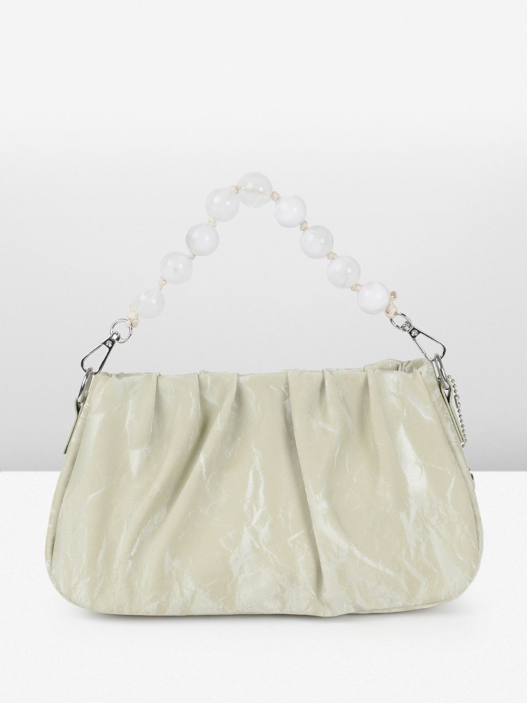 DressBerry Printed Structured Handheld Bag