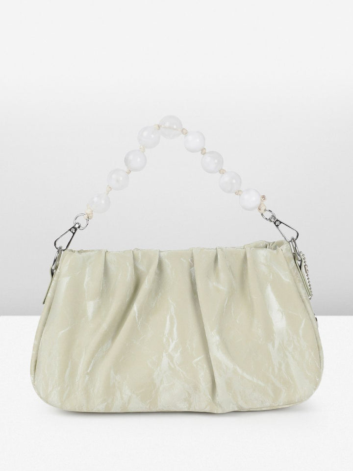 DressBerry Printed Structured Handheld Bag