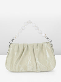 DressBerry Printed Structured Handheld Bag
