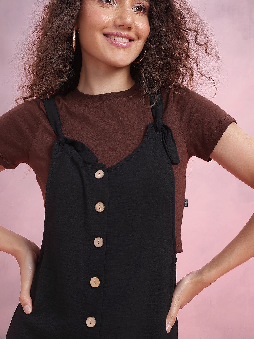 DressBerry Textured Playsuit