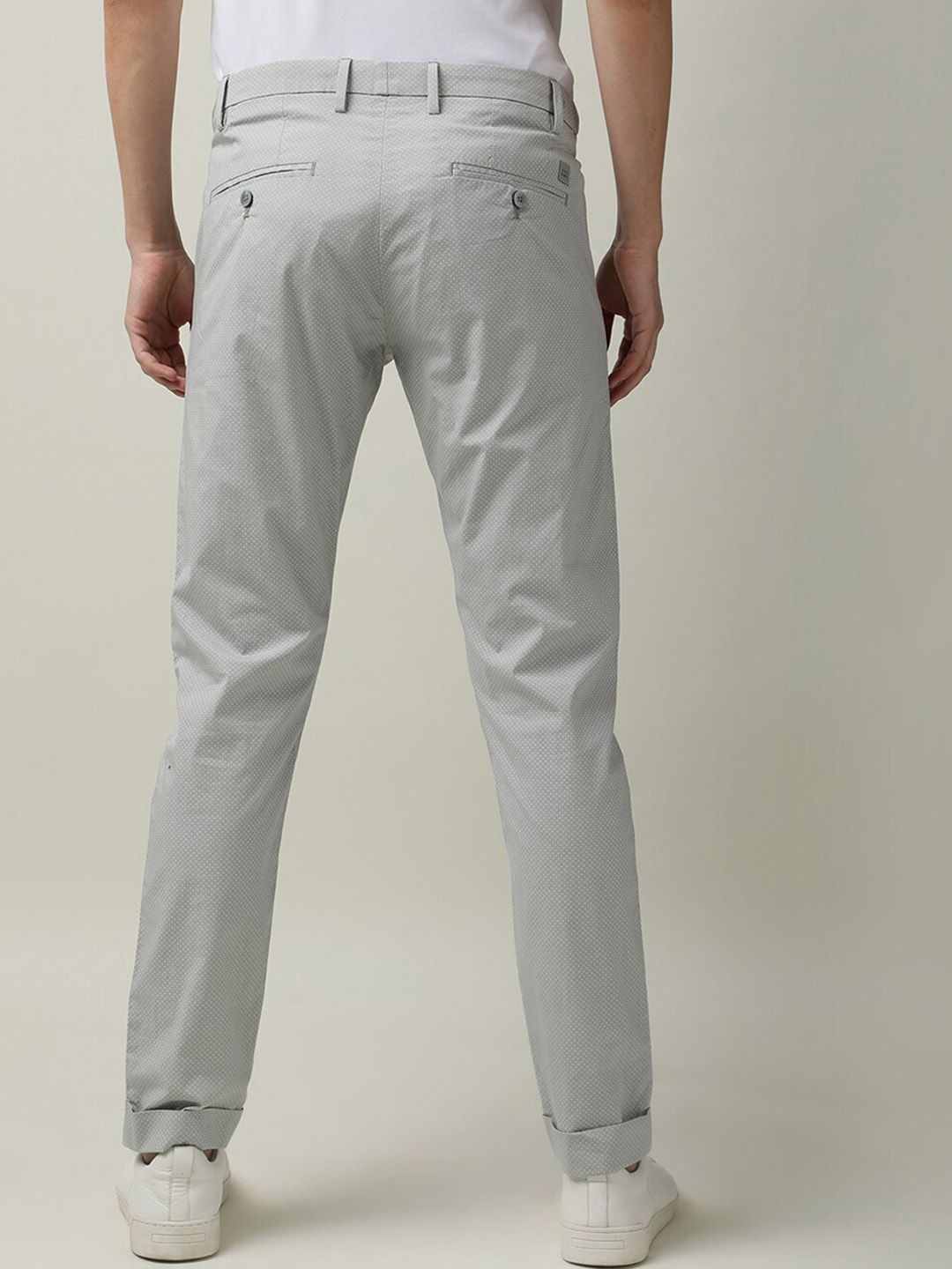 RARE RABBIT Men Maxims Mid-Rise Slim Fit Trouser