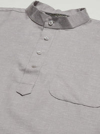 SOJANYA Men Grey Kurta
