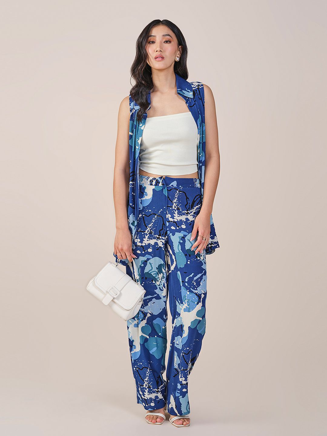 AND Printed Shrug & Trousers Co-Ords