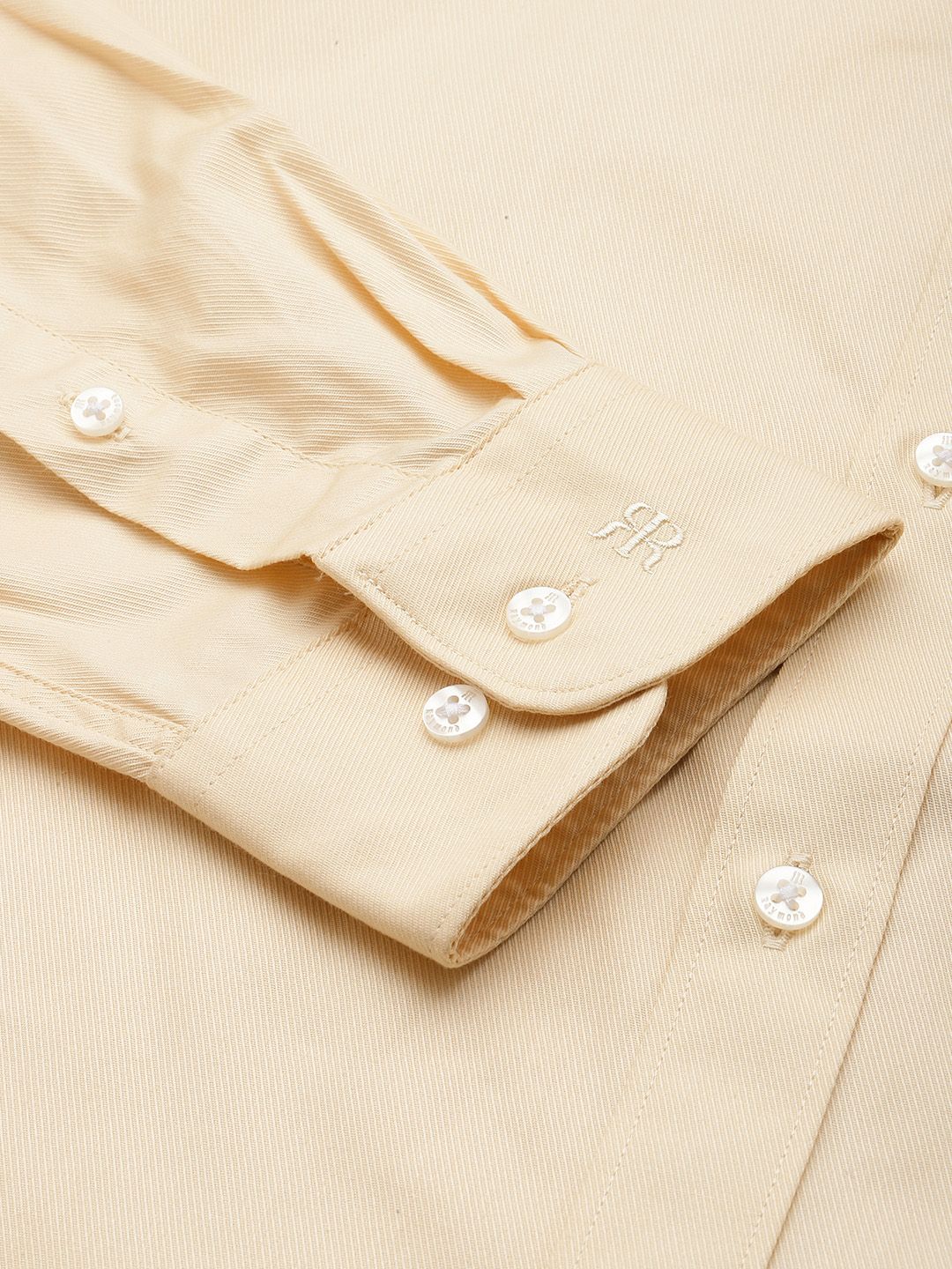 Raymond Slim Fit Textured Pure Cotton Formal Shirt