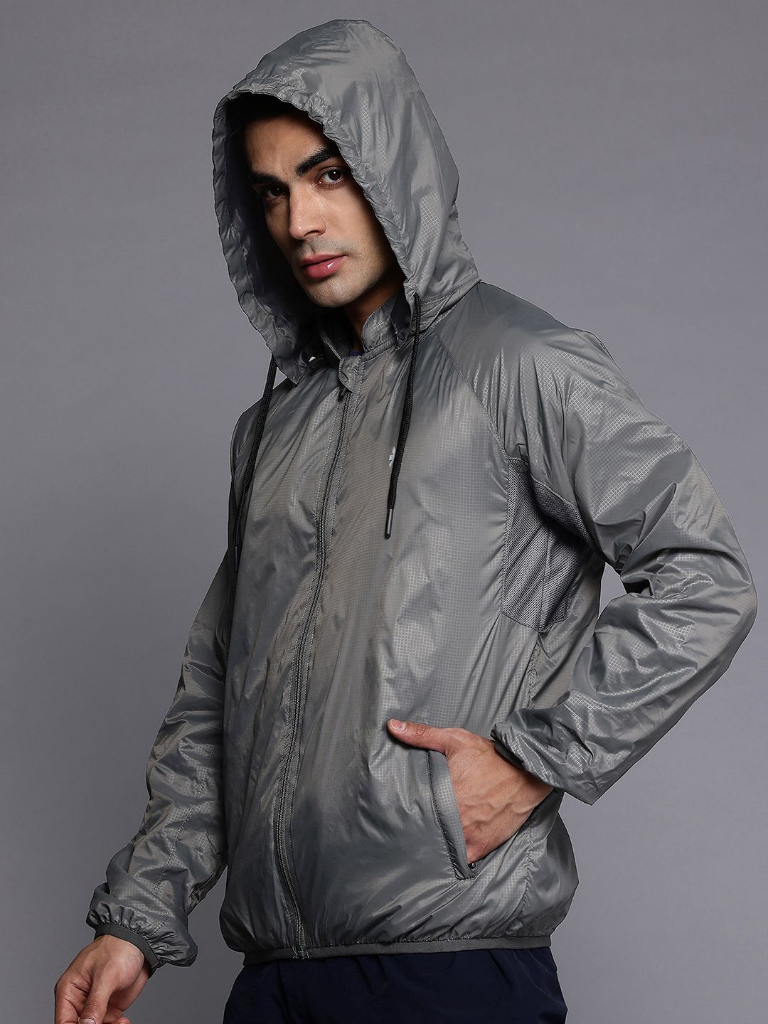 HRX by Hrithik Roshan Rapid-Dry Hooded Training Sporty Jacket