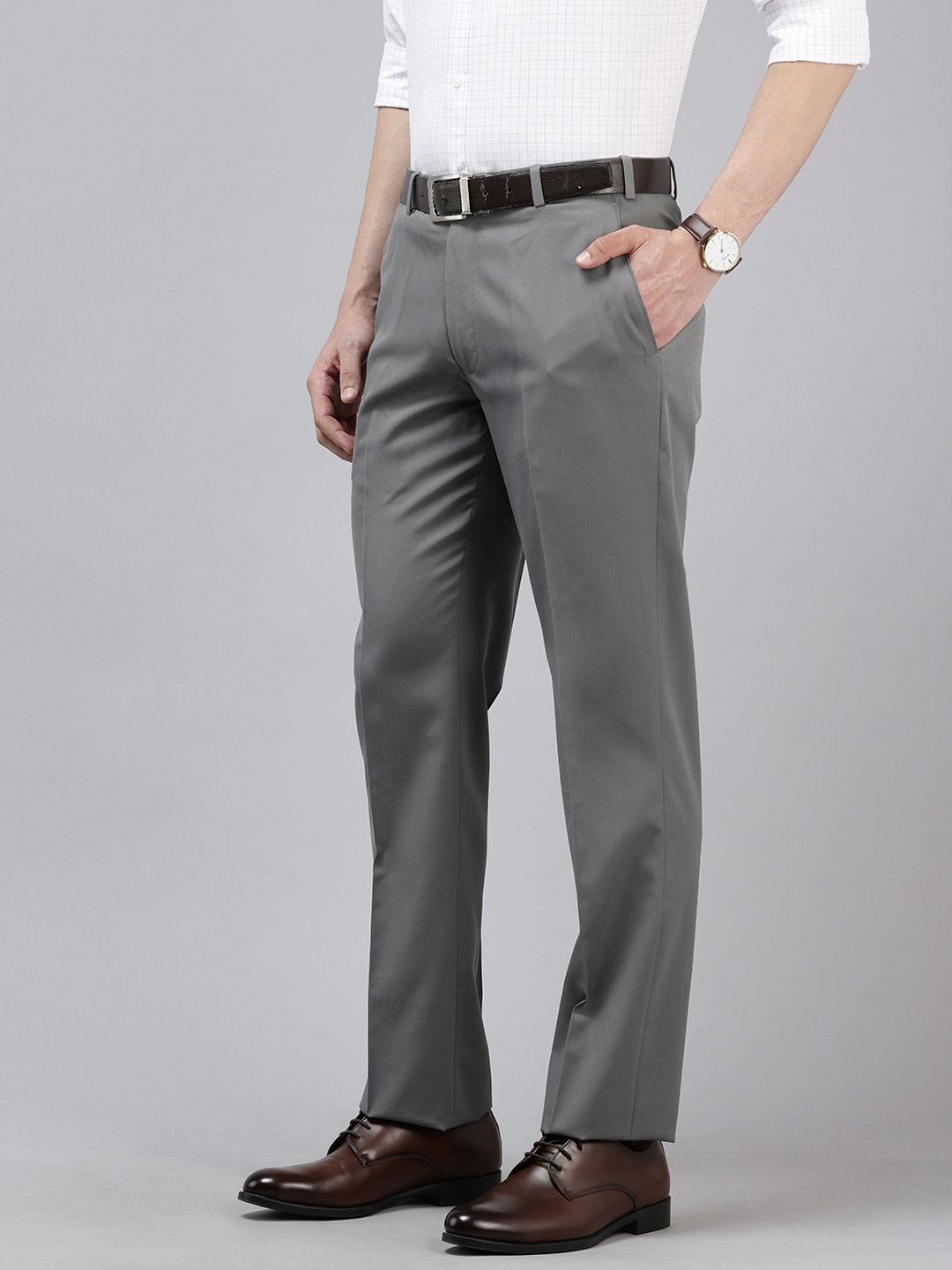 Park Avenue Men Smart Fit Formal Trousers