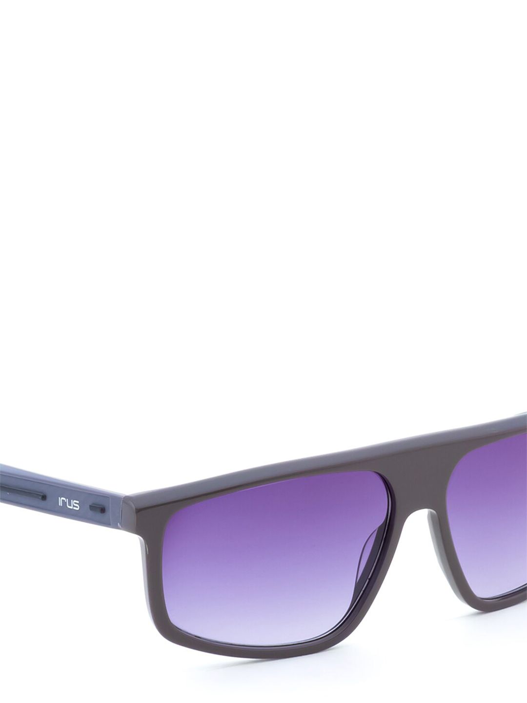 Irus oleh idee lelaki cermin mata hitam segi empat tepat dengan lensa dilindungi UV IRS1365C4SG