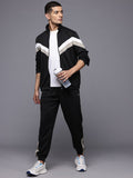 HRX by Hrithik Roshan Men Rapid-Dry Striped Running Tracksuit