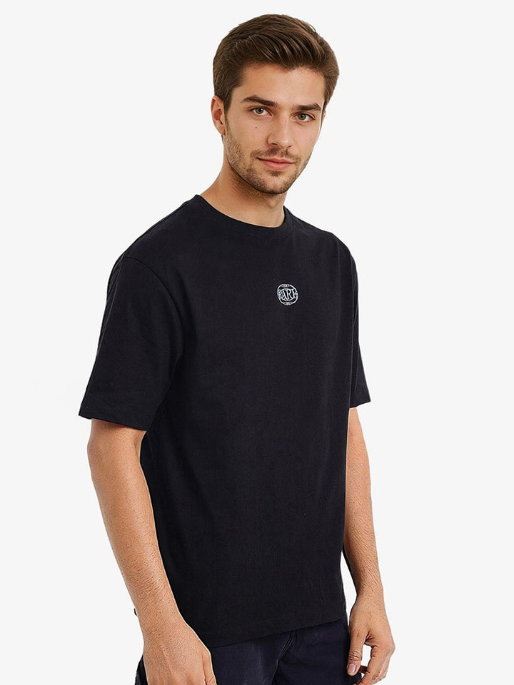 RARE RABBIT Men Graphic Printed Graphic Print Others Round Neck Cotton Oversized T-Shirt
