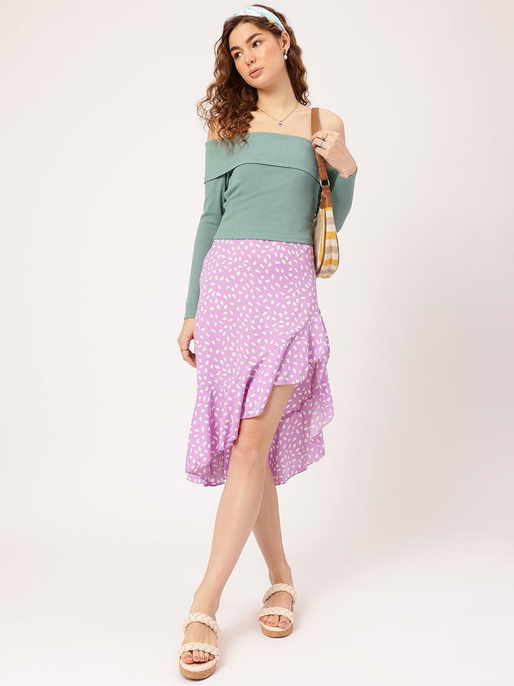 DressBerry Off-Shoulder Whispers Layered Top