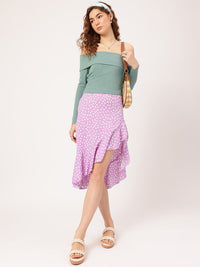 DressBerry Off-Shoulder Whispers Layered Top