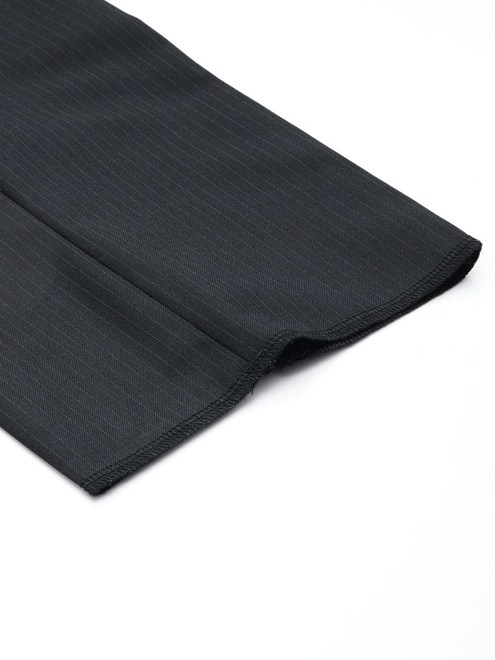 Raymond Men Striped Slim Fit Formal Trousers