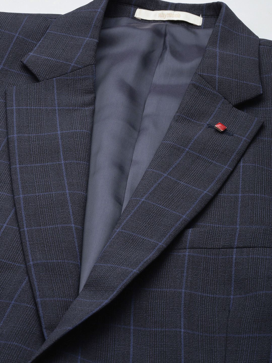 Raymond Checked Single Breasted Contemporary Fit 2-Piece Formal Suit
