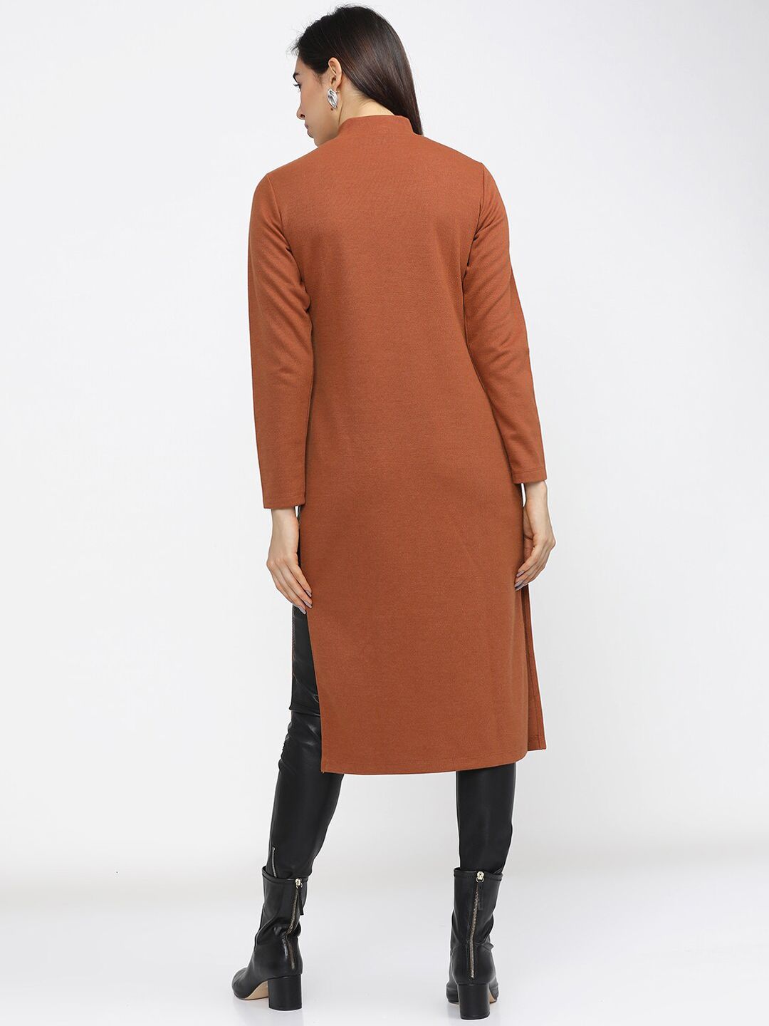 Vishudh Women Orange Gotta Patti Kurta