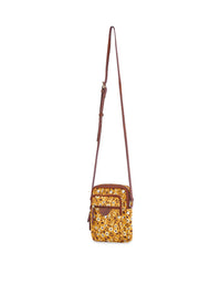 TEAL BY CHUMBAK Floral Printed Structured Sling Bag