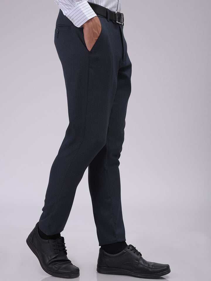 The Indian Garage Co. X Luxe Men Slim Fit Formal Trousers