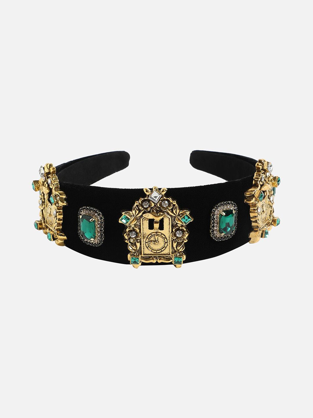 SOHI Embellished Fabric Hairband