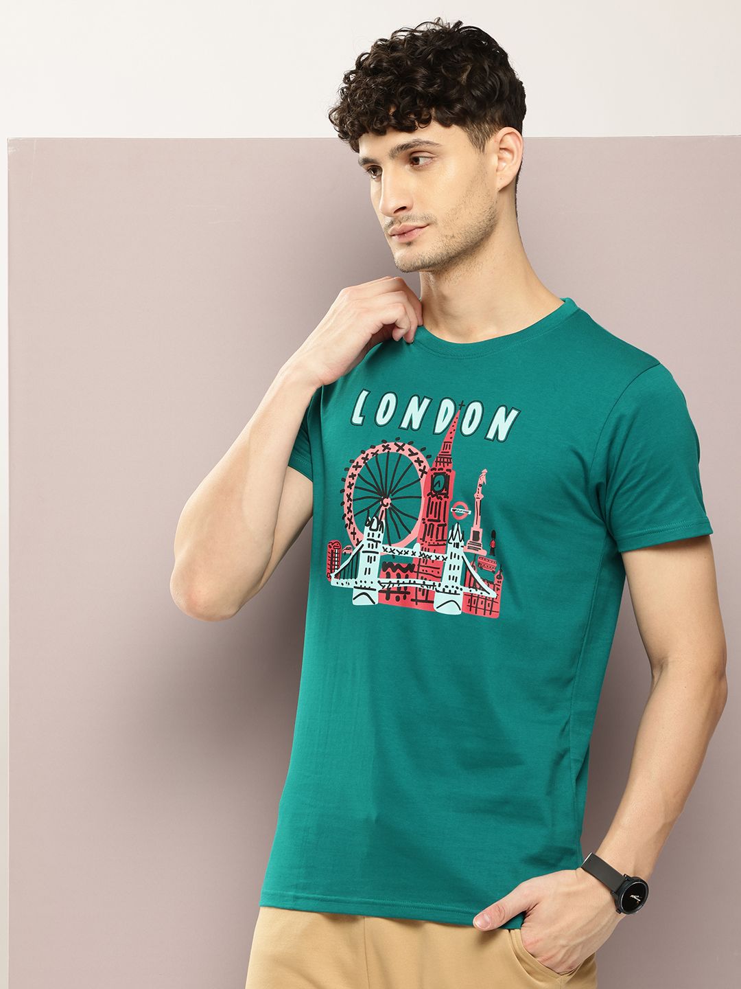 DILLINGER Men Printed Pure Cotton T-shirt