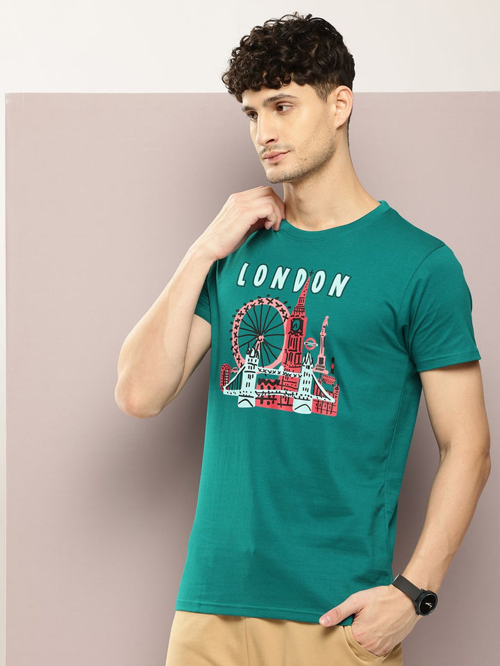 DILLINGER Men Printed Pure Cotton T-shirt