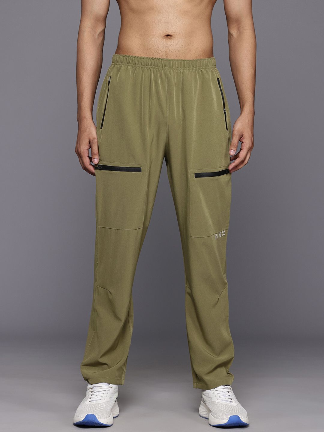 HRX by Hrithik Roshan Men Zip Detail Training Track Pants