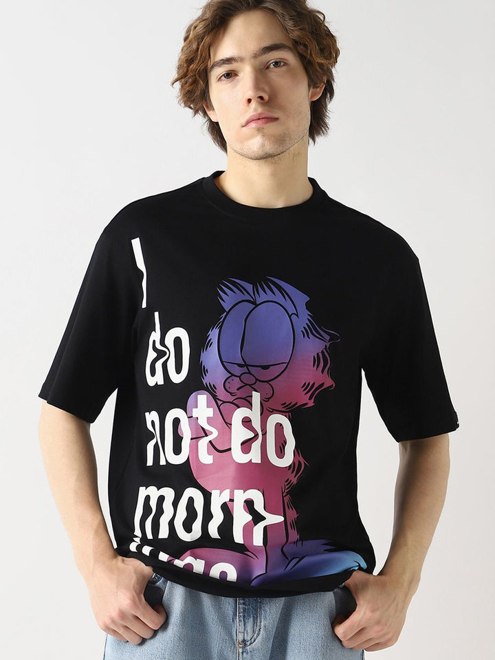 Bewakoof Men Pure Cotton & Oversized Printed T-shirt