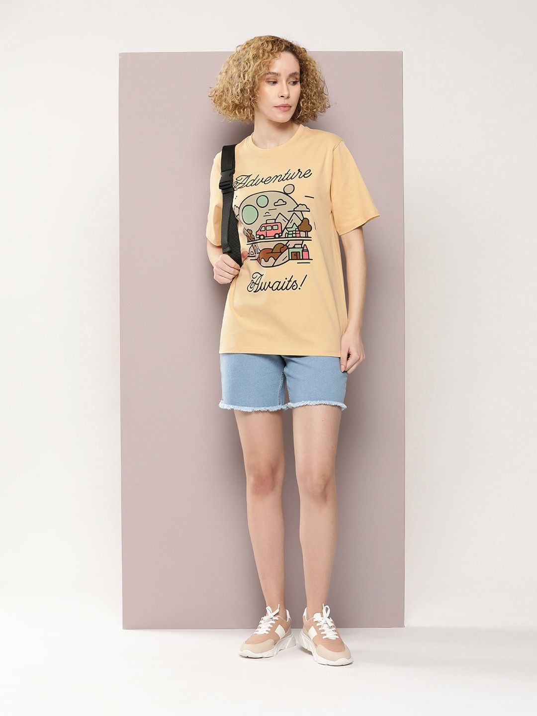 DILLINGER Graphic Printed Oversized Pure Cotton T-shirt