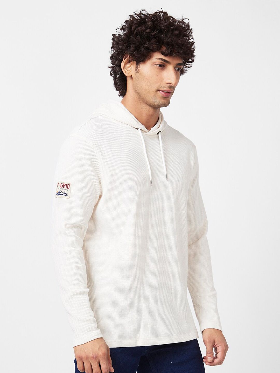 SPYKAR Hooded Neck Slim Fit Cotton Casual T-Shirt