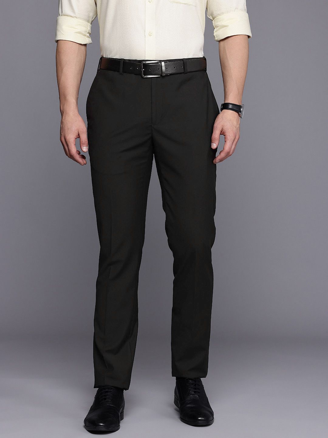 Raymond Men Slim Fit Formal Trousers