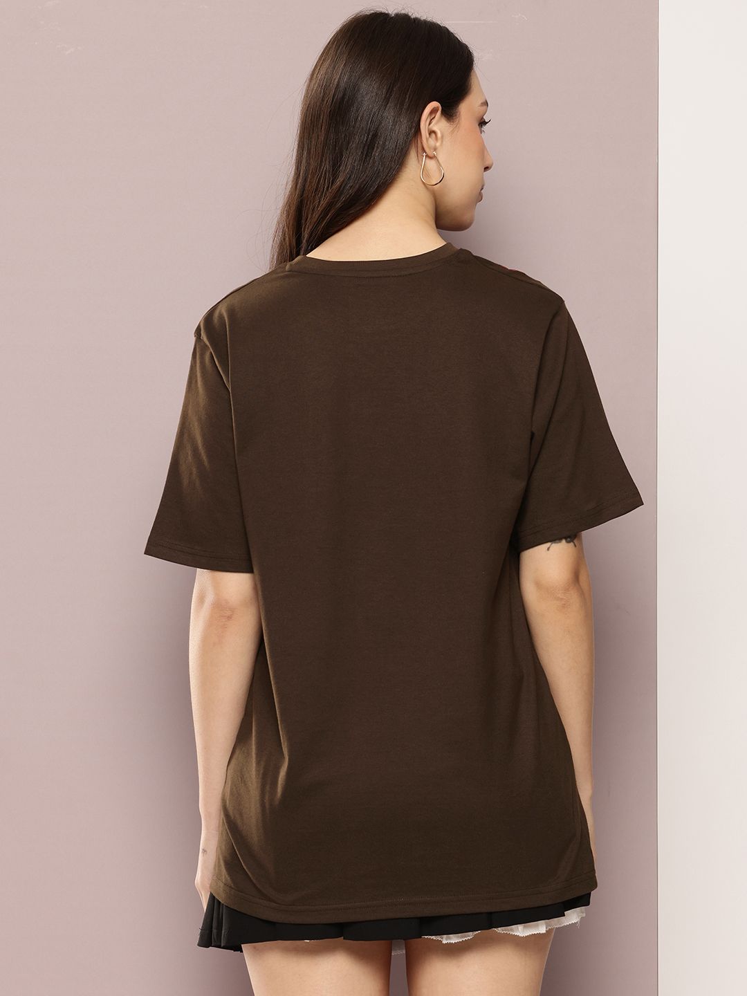 DILLINGER Women's Oversized Embroidery Tshirt