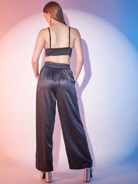 STREET 9 V-Neck Top, Trousers and Shrug Co-Ords