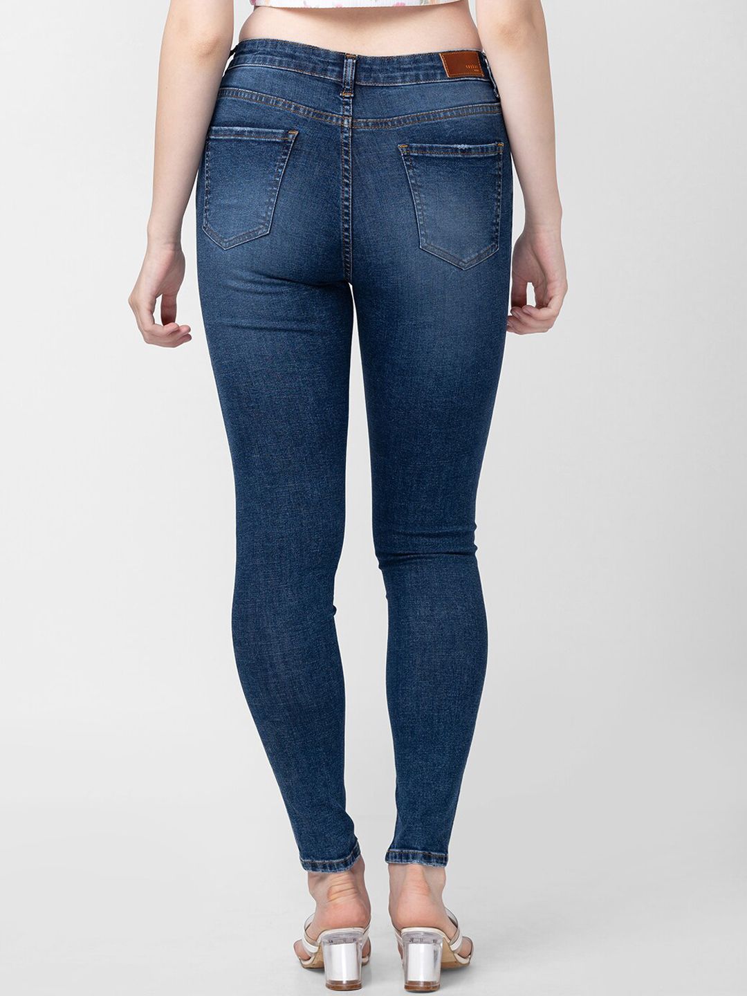 SPYKAR Women Super Skinny Fit Light Fade Cotton Jeans